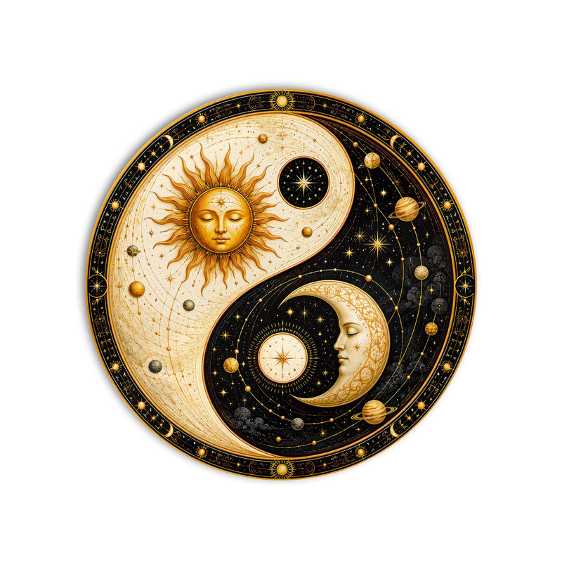 Celestial Yin Yang product shot on white background