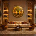 Sunlit Tree Of Life in a modern room
