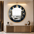 Lunar Phase Orbit with gold frame