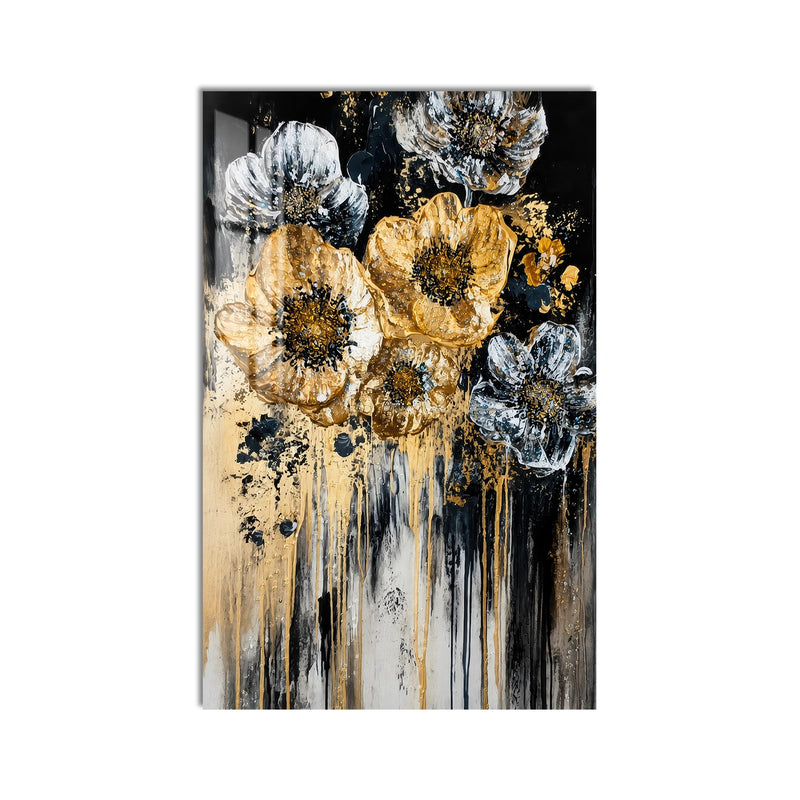 Gilded Midnight Flowers product shot on white background