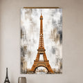 Golden Eiffel Tower in a modern room