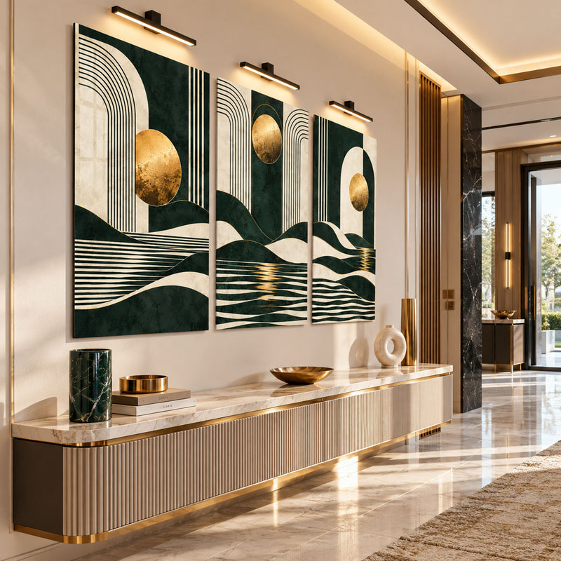 Emerald Gold Abstract lifestyle view