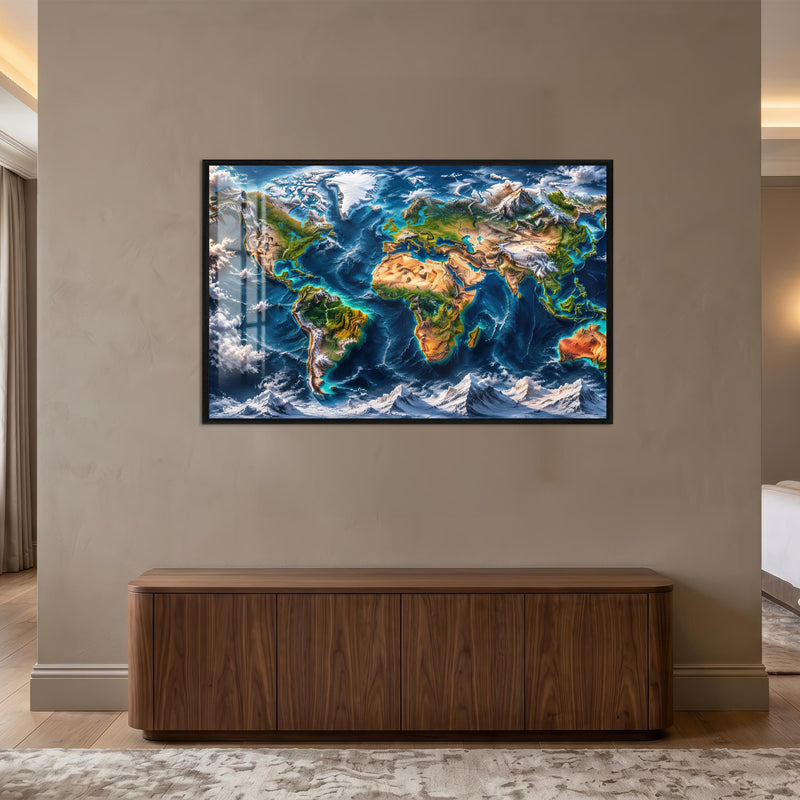 Majestic World Relief lifestyle view