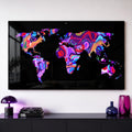 Chromatic World Map lifestyle view