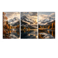 Autumn Alpine Lake lifestyle view
