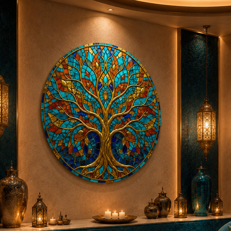Jewel Mosaic Gold Tree lifestyle view