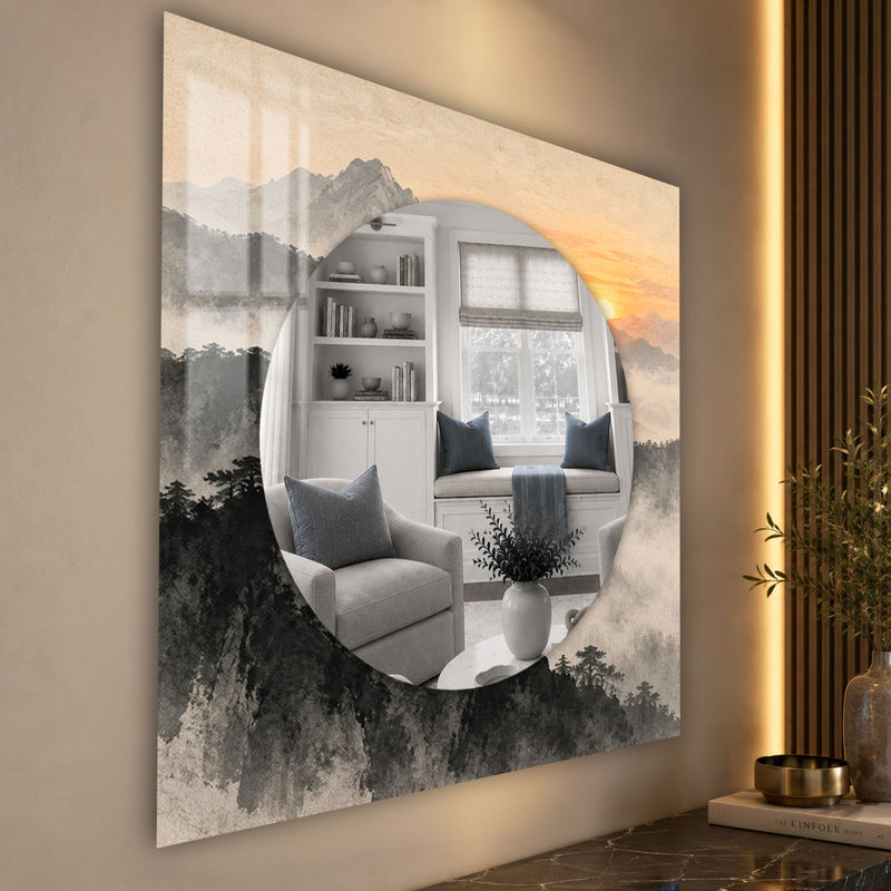 Misty Mountain Sunrise lifestyle view