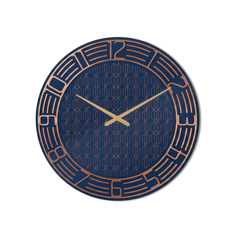 Navy Deco Geometry product shot on white background