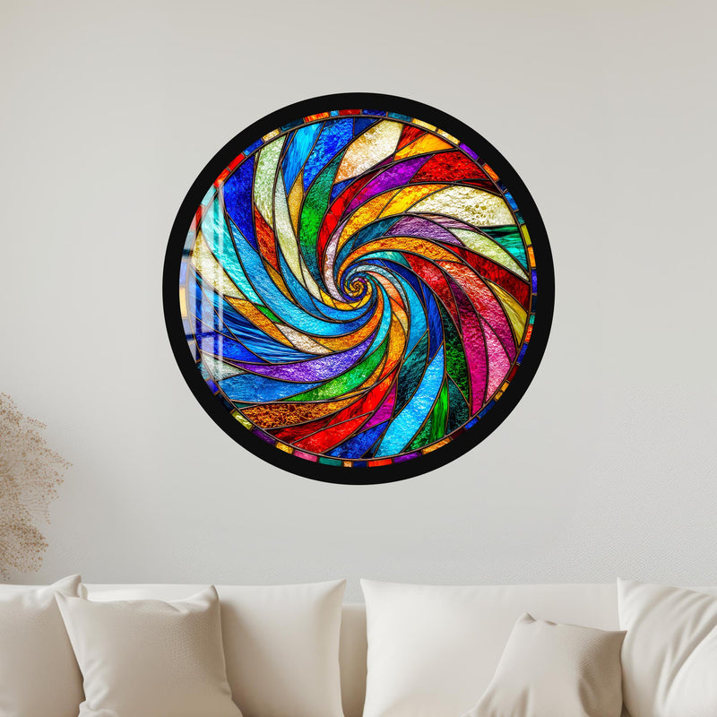 Prismatic Spiral with black frame