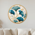 Golden Ginkgo Elegance with gold frame