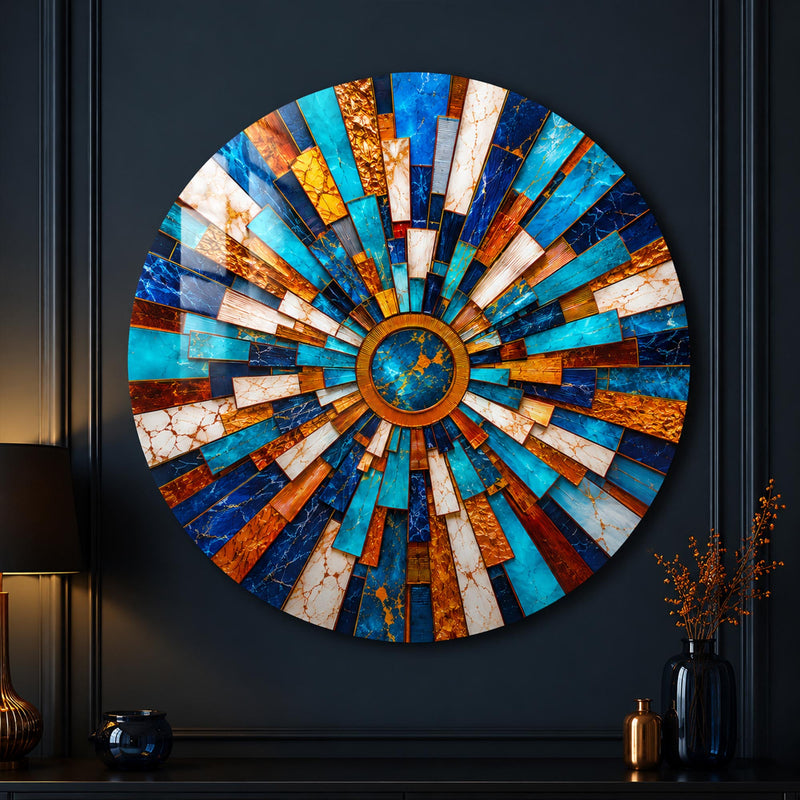 Turquoise Golden Sunburst lifestyle view