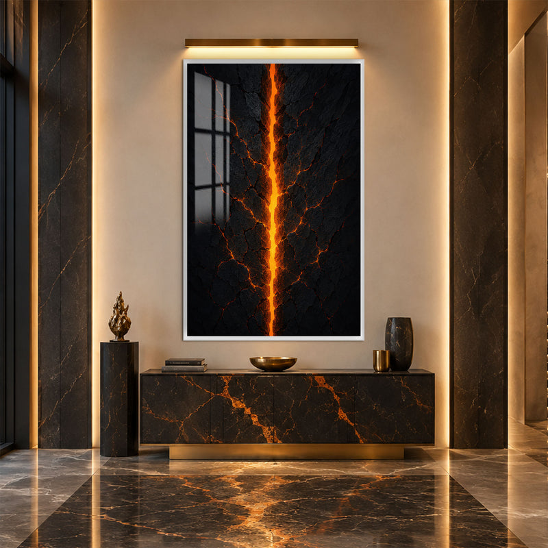 Molten Earth Rift with white frame