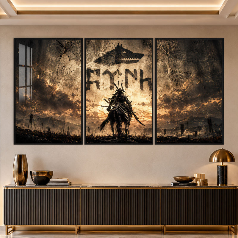 Wolf Warrior with black frame