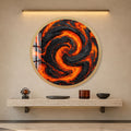 Molten Vortex with gold frame