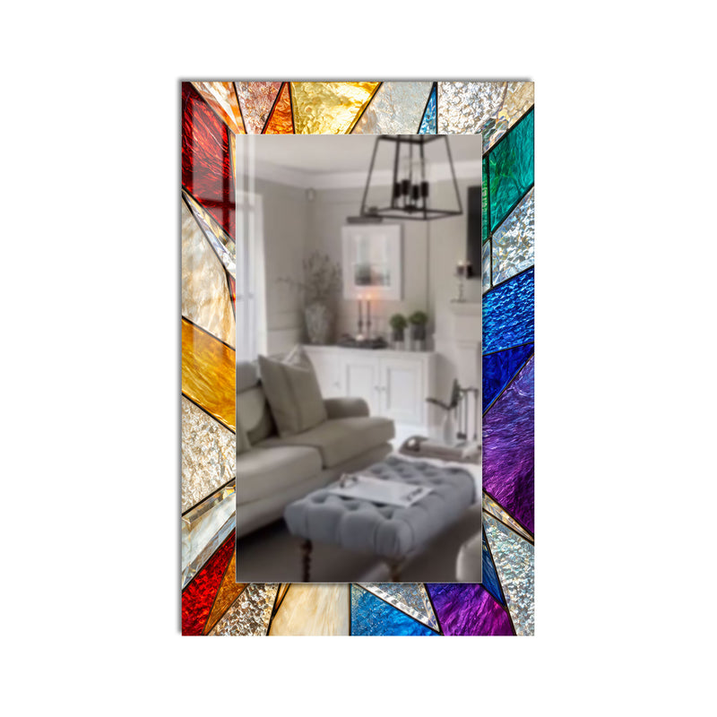 Prismatic Glass Mosaic product shot on white background