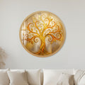 Golden Filigree Tree Of Life with gold frame