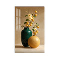 Artronauts Glass Print Golden Fruit Still Life Glass Wall Art
