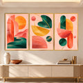 Sunlit Abstract with gold frame