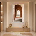 Arches To The Horizon with white frame