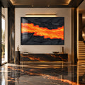 Molten Ember Flow with black frame