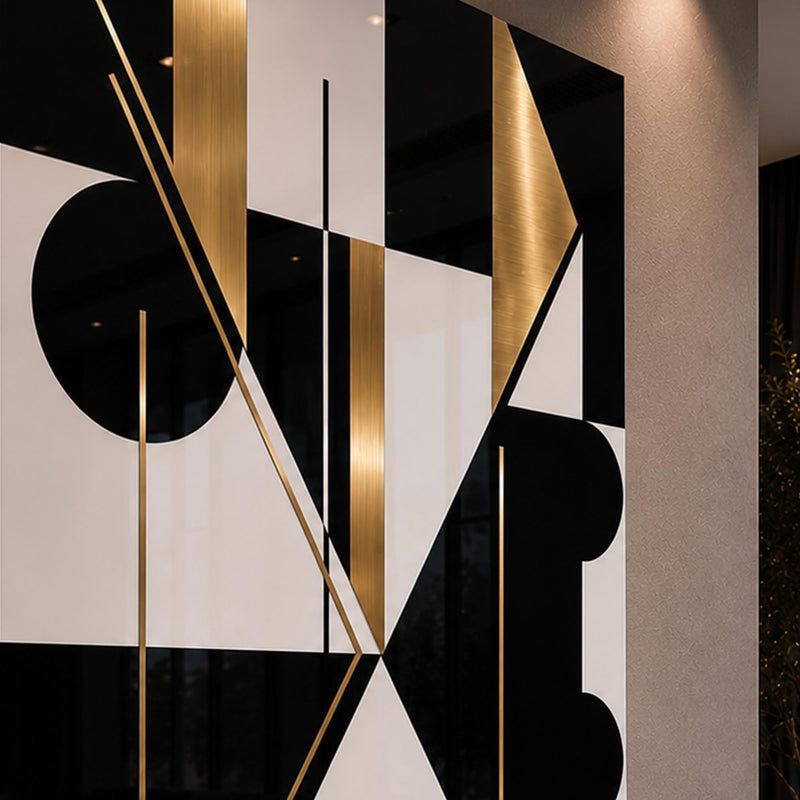 Gilded Geometric Harmony lifestyle view