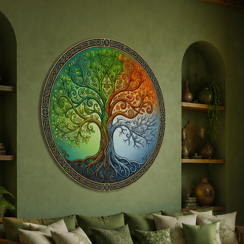 Four Seasons Celtic Tree lifestyle view