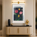 Dotted Garden Blooms with white frame