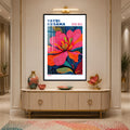 Kusama Floral Reverie with black frame