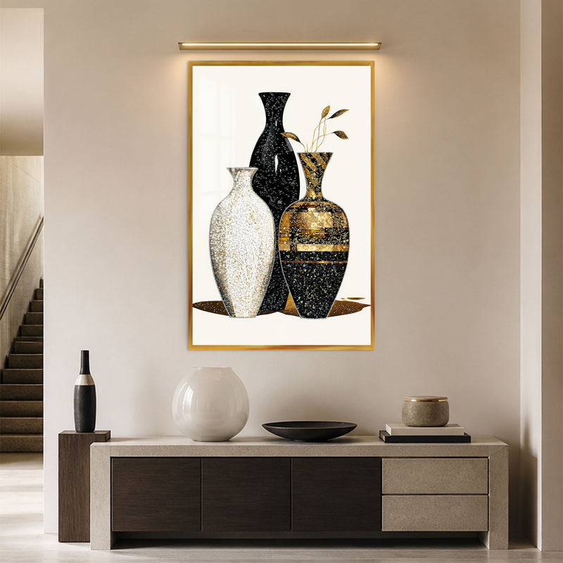 Gilded Vessels with gold frame