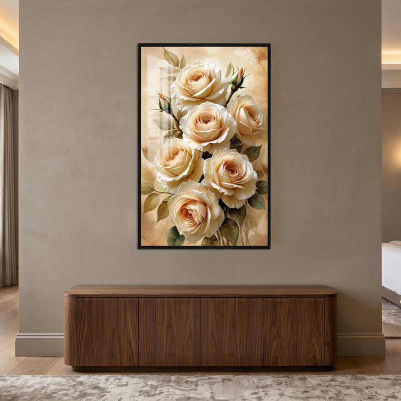 Champagne Rose Bouquet lifestyle view