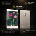 Dotted Garden — tempered glass, ultra HD print, ready to hang
