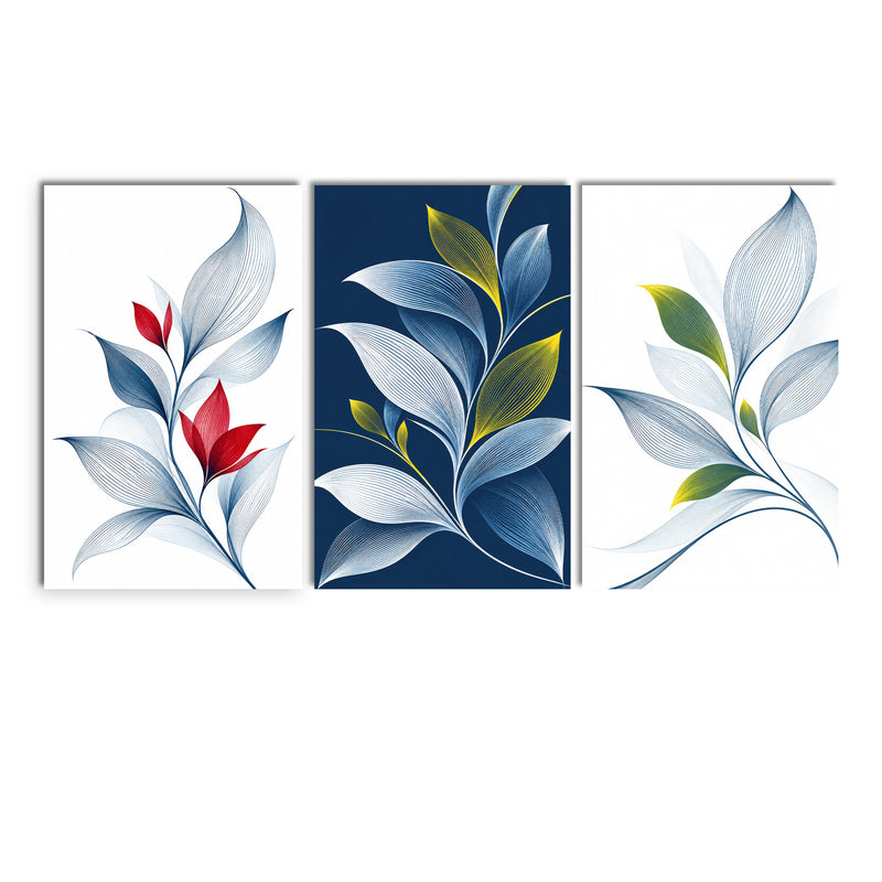 Navy Botanical Leaves lifestyle view