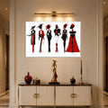 Crimson Couture Lineup with white frame