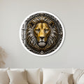 Regal Golden Lion with white frame