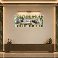 Bamboo Grove with white frame