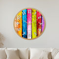 Rainbow Timber with gold frame
