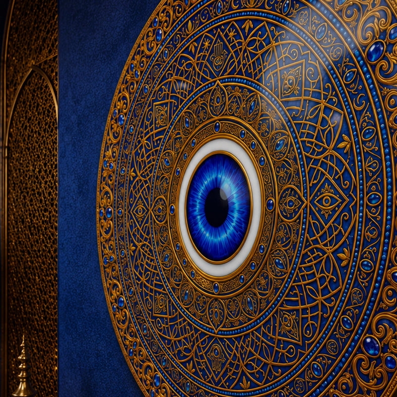 Royal Blue Guardian Eye lifestyle view