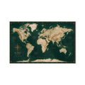 Emerald World Map product shot on white background