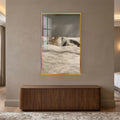 Cozy Bunny Bedmates with gold frame