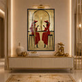 Scarlet Cocktail Hour with black frame