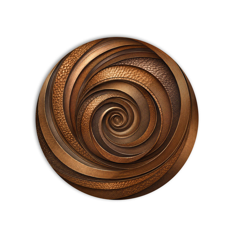 Bronze Spiral product shot on white background