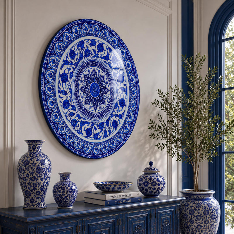 Sapphire Floral Medallion lifestyle view
