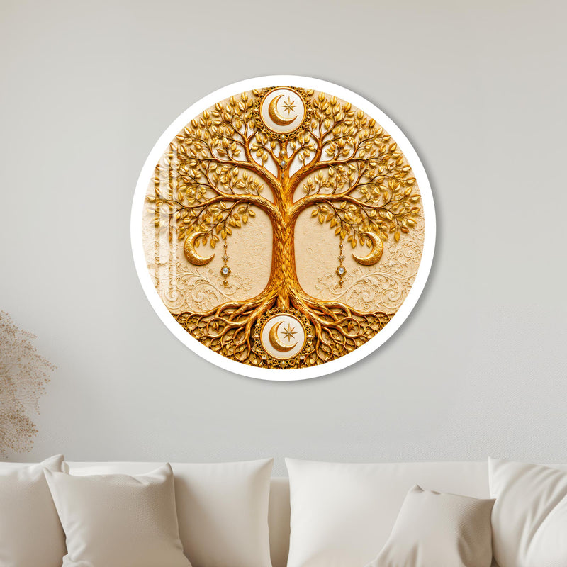 Celestial Tree of Life with white frame