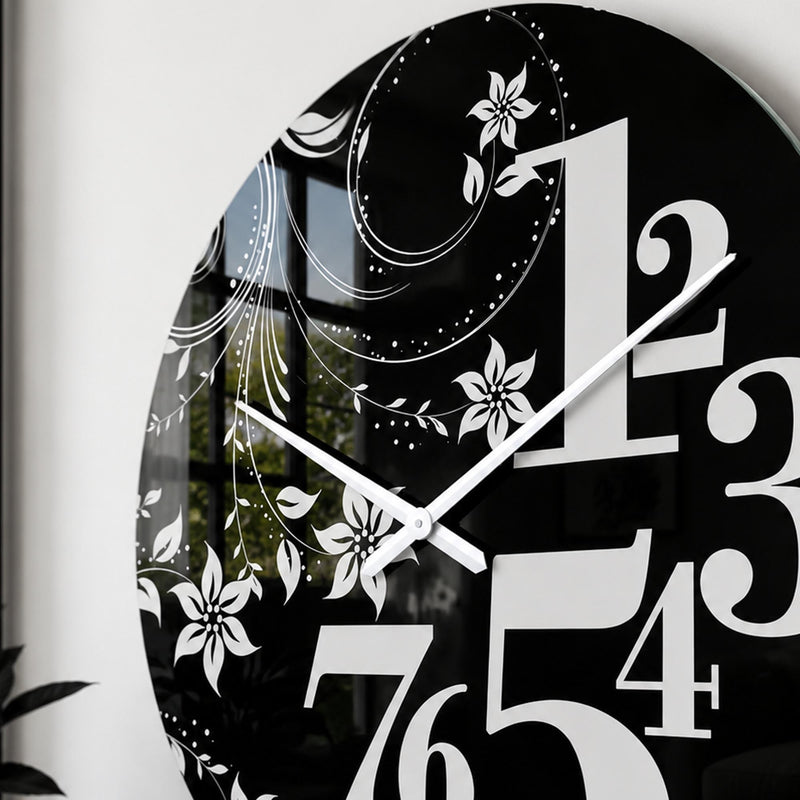 Silver Floral Numerals lifestyle view