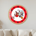 Basketball Slam Dunk with gold frame