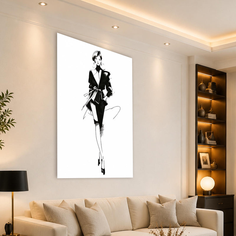 Monochrome Fashion Muse lifestyle view