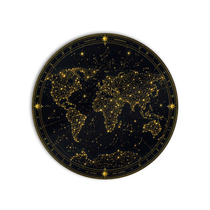Celestial World Map product shot on white background