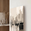 Rainy City Promenade close-up angled detail