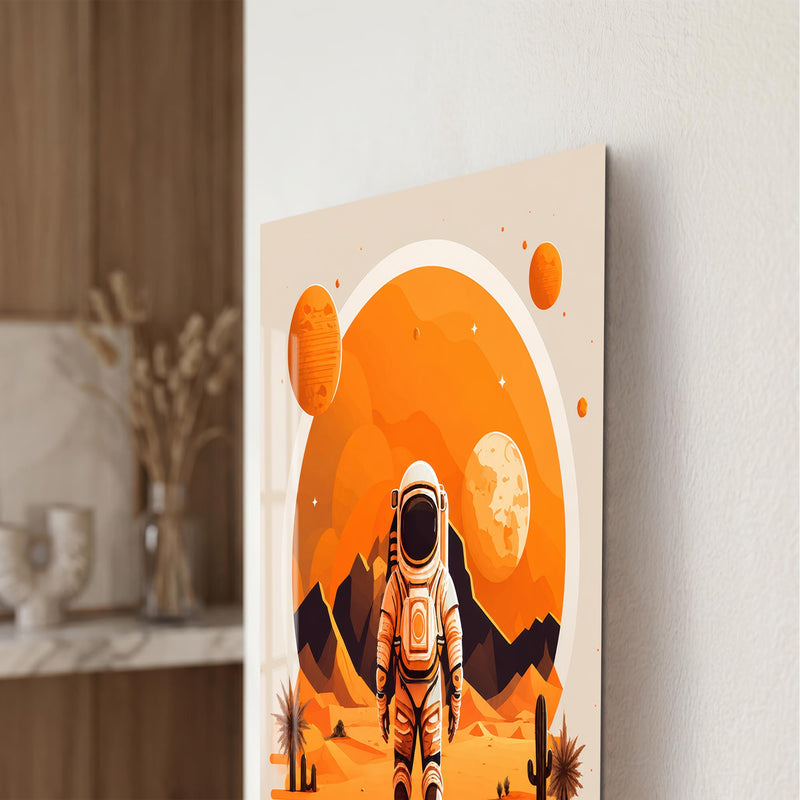 Orange Planet Explorer close-up angled detail