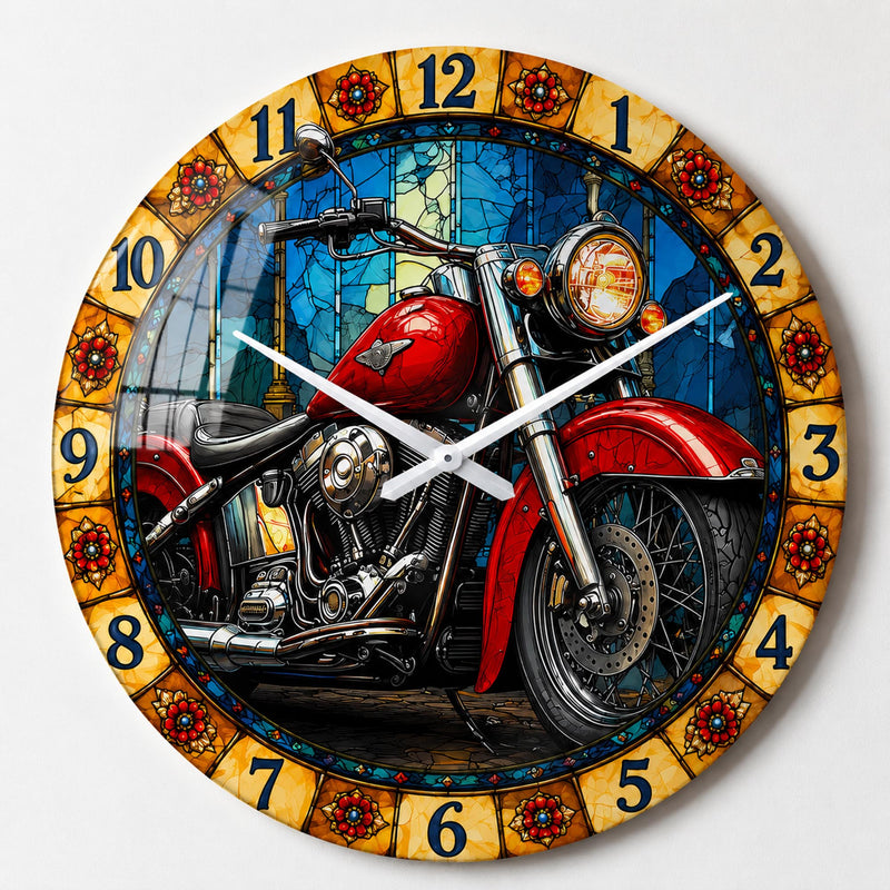 Stained Glass Motorcycle lifestyle view